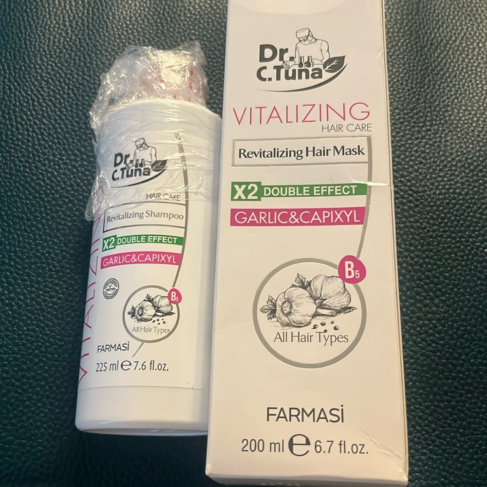Dr C Tuna Farmasi Revitalizing Shampoo and Hair Mask